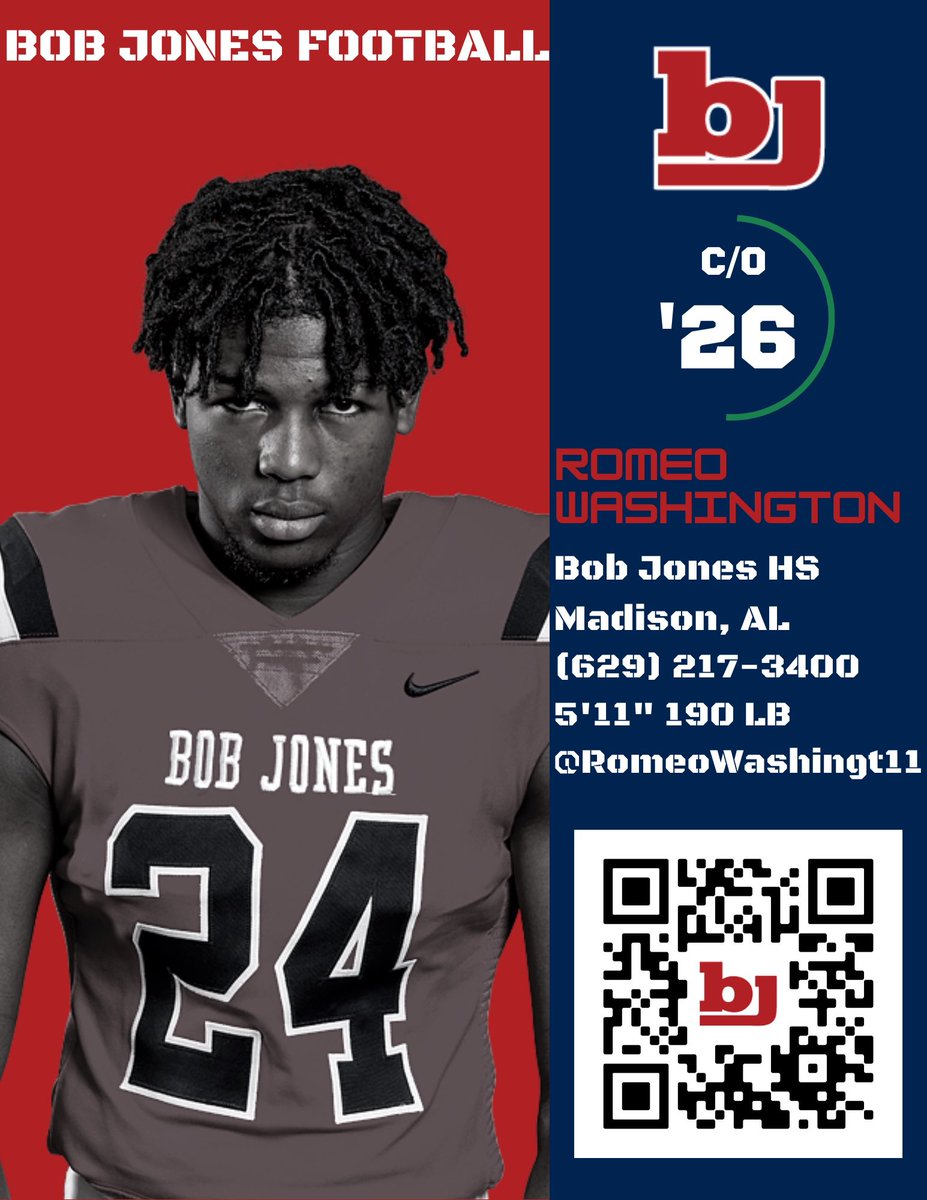 Bob Jones High School Football Recruiting tweet media