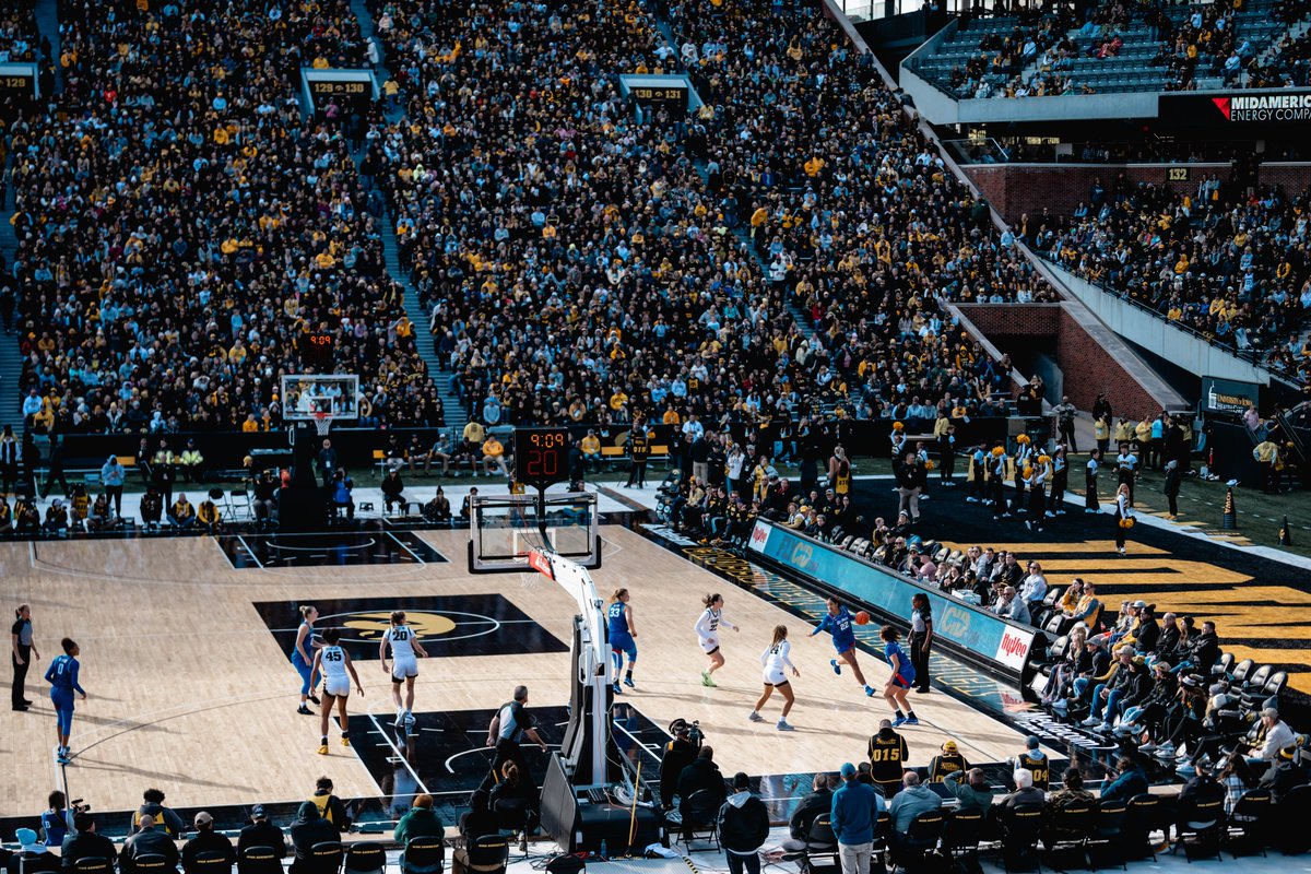 Same time next year, <a href="/IowaWBB/">Iowa Women's Basketball</a>?

Thank you to the people of Iowa City for having us for an incredible celebration of basketball🙌