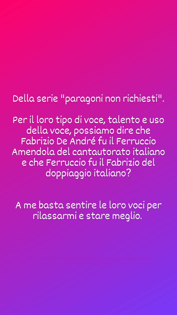 in_versamente's tweet photo. #FerruccioAmendola #FabrizioDeAndrè #dubbing #doppiaggioitaliano #cantautoratoitaliano #voce #voice #art #talent #GoodVibes #relax https://t.co/CYmI5bnGtU
