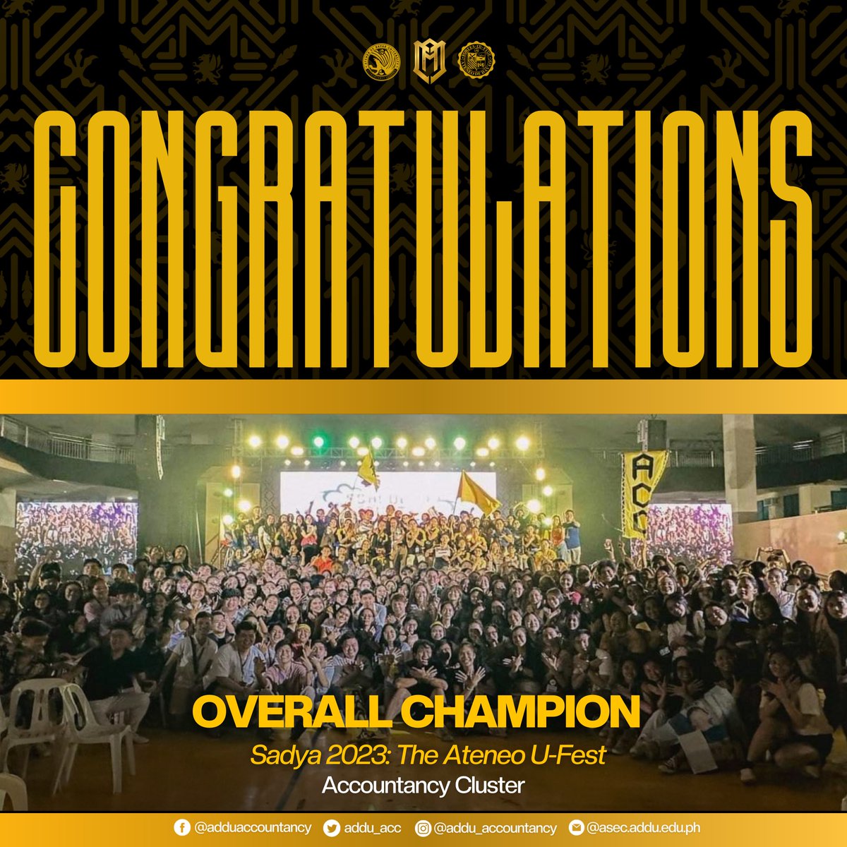 AdDU Accountancy Cluster tweet media