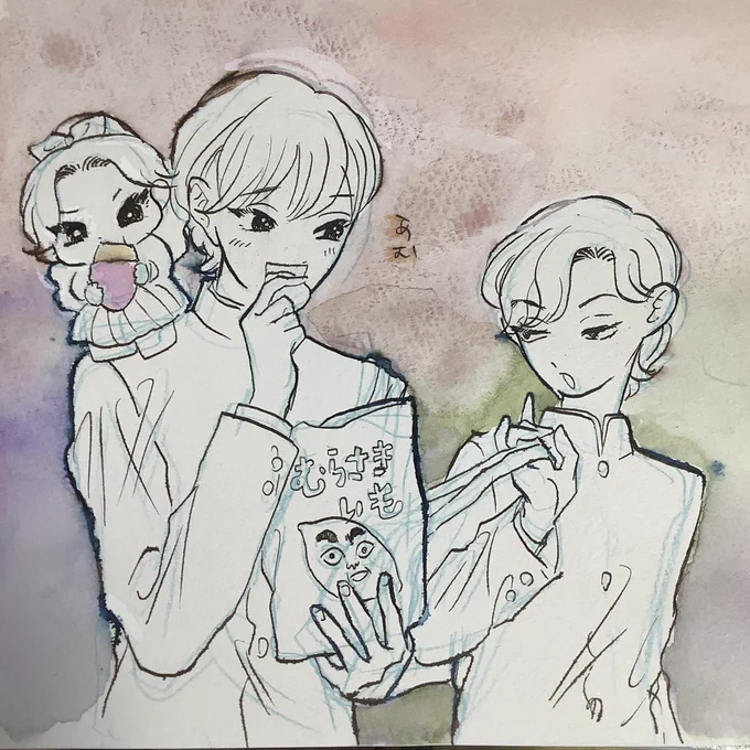 午前中お絵描きして遊んだ!楽しかったから続けたいな〜午後は出かけてカフェでお茶飲んだり漫画考えたりする!あと通販の本を発送しまーす! 