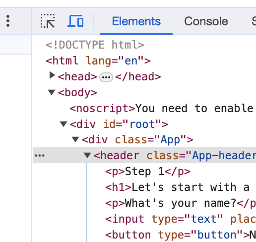 10acious_E's tweet photo. Day 35/#100DaysOfCode 
✅More React practice as I work on a @CherryOnTech assignment
✅Learned how to switch to mobile view with the inspector! Click that blue button in the upper left corner. #100Devs #communitytaught #artistswhocode #WomenWhoCode #womeninSTEM https://t.co/tivSSvksgg