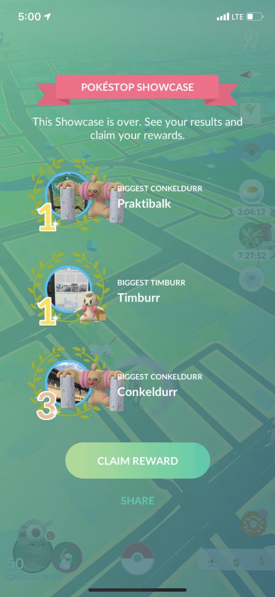 sevensevenok's tweet photo. Tons of shinies and a hundo from a task ! It's getting cold out !! Ty again for the ticket @NC42885118. I was not feeling any of the photos I took for CD day so I'll post an older one ! Hope y'all don't mind. #PokemonGO #PokemonGOCommunityDay #Moments ๐ #Timbur https://t.co/a0g0wiKTKp