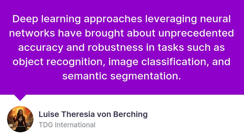 TheDataLeader's tweet photo. OpenCV: Unraveling the Complexity of Real-Time Computer Vision – An Examination of its Algorithms, Applications, and Evolution: https://t.co/G6eYNOctIy

#RealTimeComputerVision #TechnologicalMarvel #MachineLearning #BusyCityStreets #MakingSplitSecondDecisions https://t.co/kWmOiUeJbg