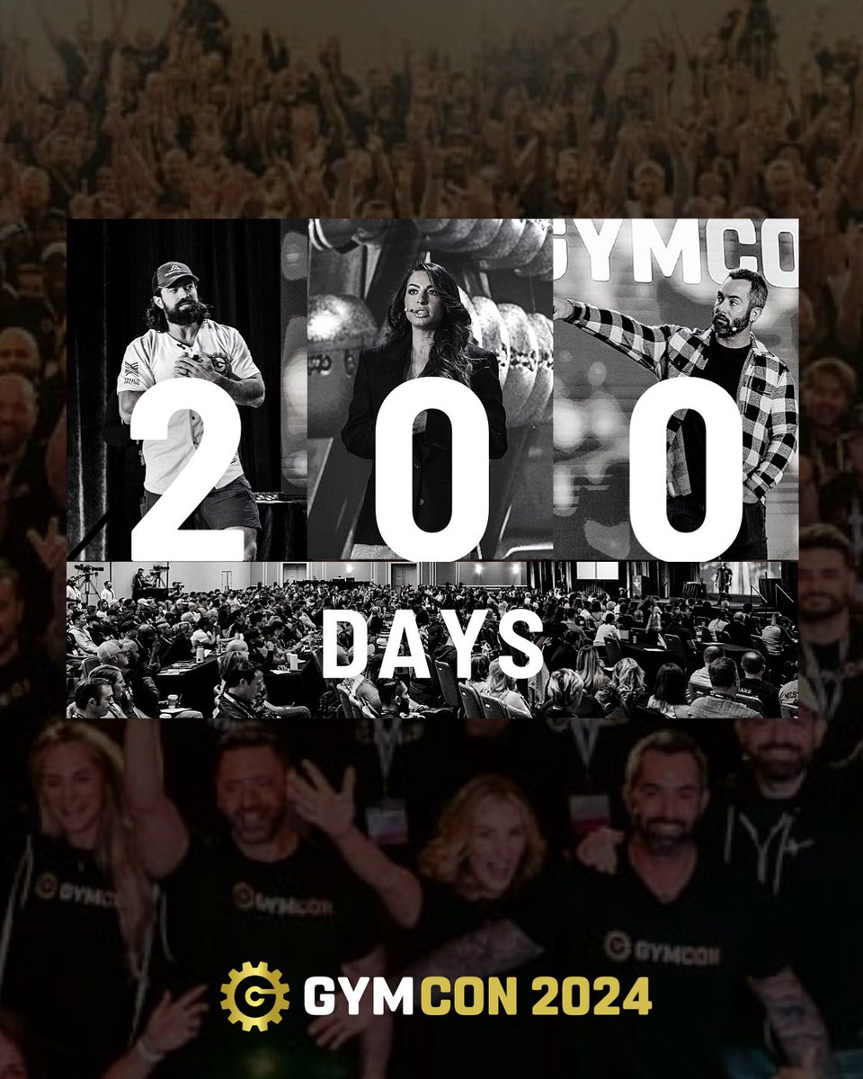 GymLaunch's tweet photo. The countdown is officially on.
T-minus 200 days until GymCon 2024 ⏰
Get your Early Bird Discounted tickets before they’re gone: https://t.co/KFoG6frRQr
#gymcon #gymcon2024 #gymlaunch #gymowner #gymowners #fitnessbusiness #personaltrainer #orlando #orlandofl https://t.co/KLcdWwsM4h
