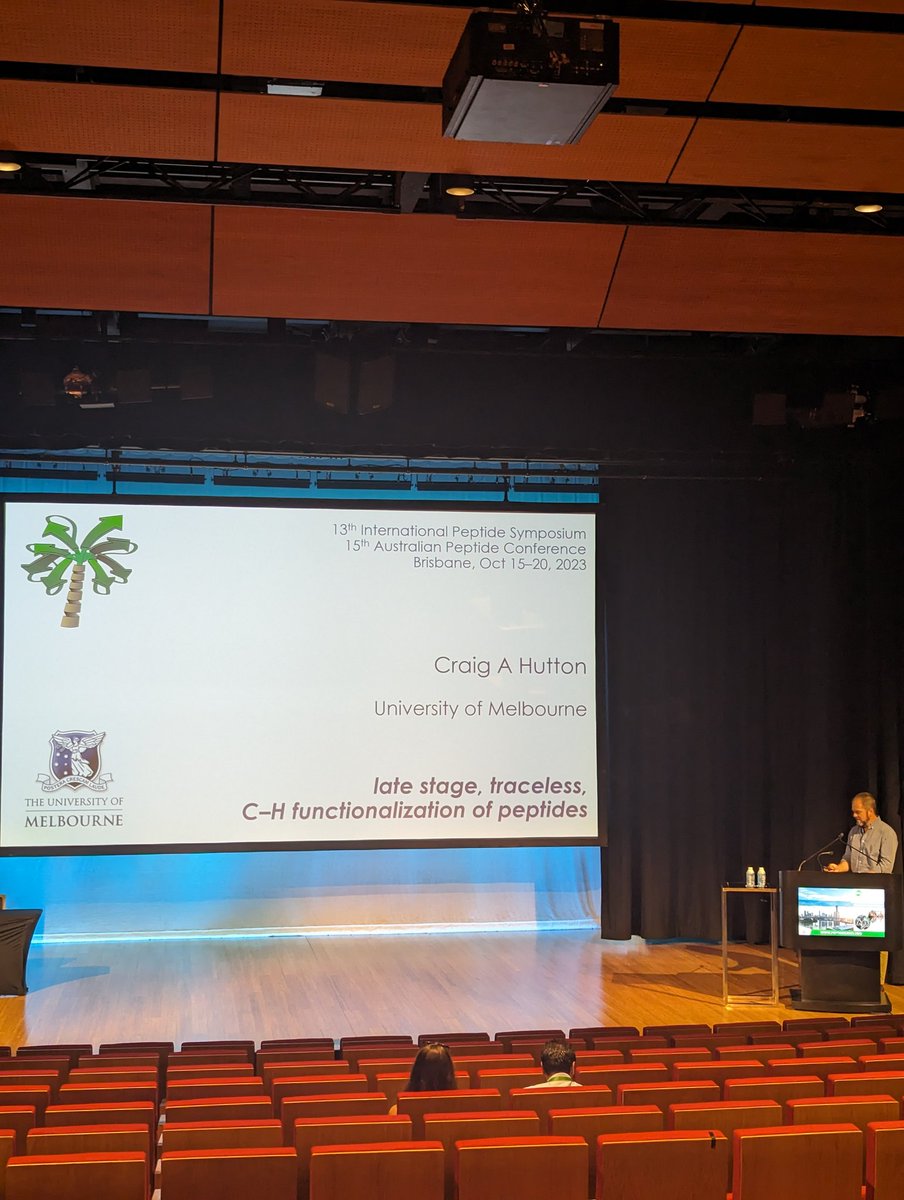 AusPeptide (@auspeptide) on Twitter photo Craig Hutton <a href="/Hutton_Lab/">Craig Hutton</a> kicks us off for session 3, with a sneak peak into his latest thioamide work #AusPeptide2023 Craig Hutton <a href="/Hutton_Lab/">Craig Hutton</a> kicks us off for session 3, with a sneak peak into his latest thioamide work #AusPeptide2023