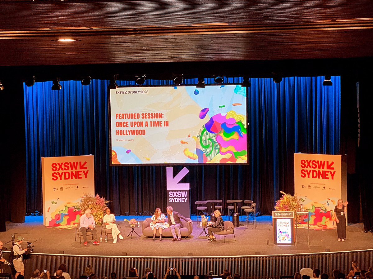 Kicking off my week at #SXSWSydney with #australiansinfilm event ‘Once Upon A Time In Hollywood’