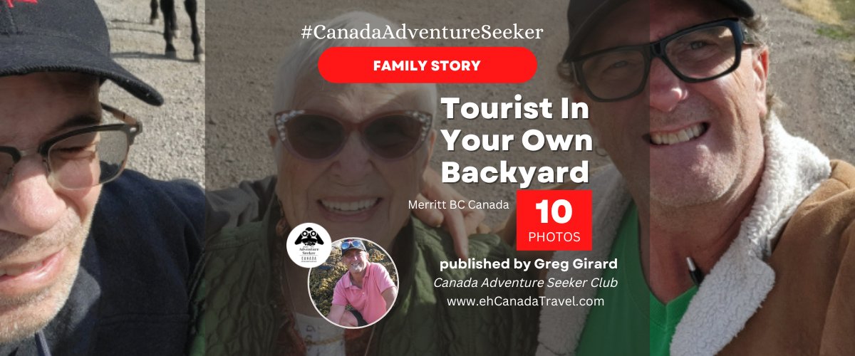 Merritt Staycation Story w/ 10 Photos. Tourist in Our Own Town exploring the Nicola Valley with our 92 year old Mother. Experienced by Canada Adventure Seeker Greg Girard. 
***
ehcanadatravel.com/british-columb…
***
#experiencemerritt #merrittbc #merrittmatters #exploremerritt #staycation