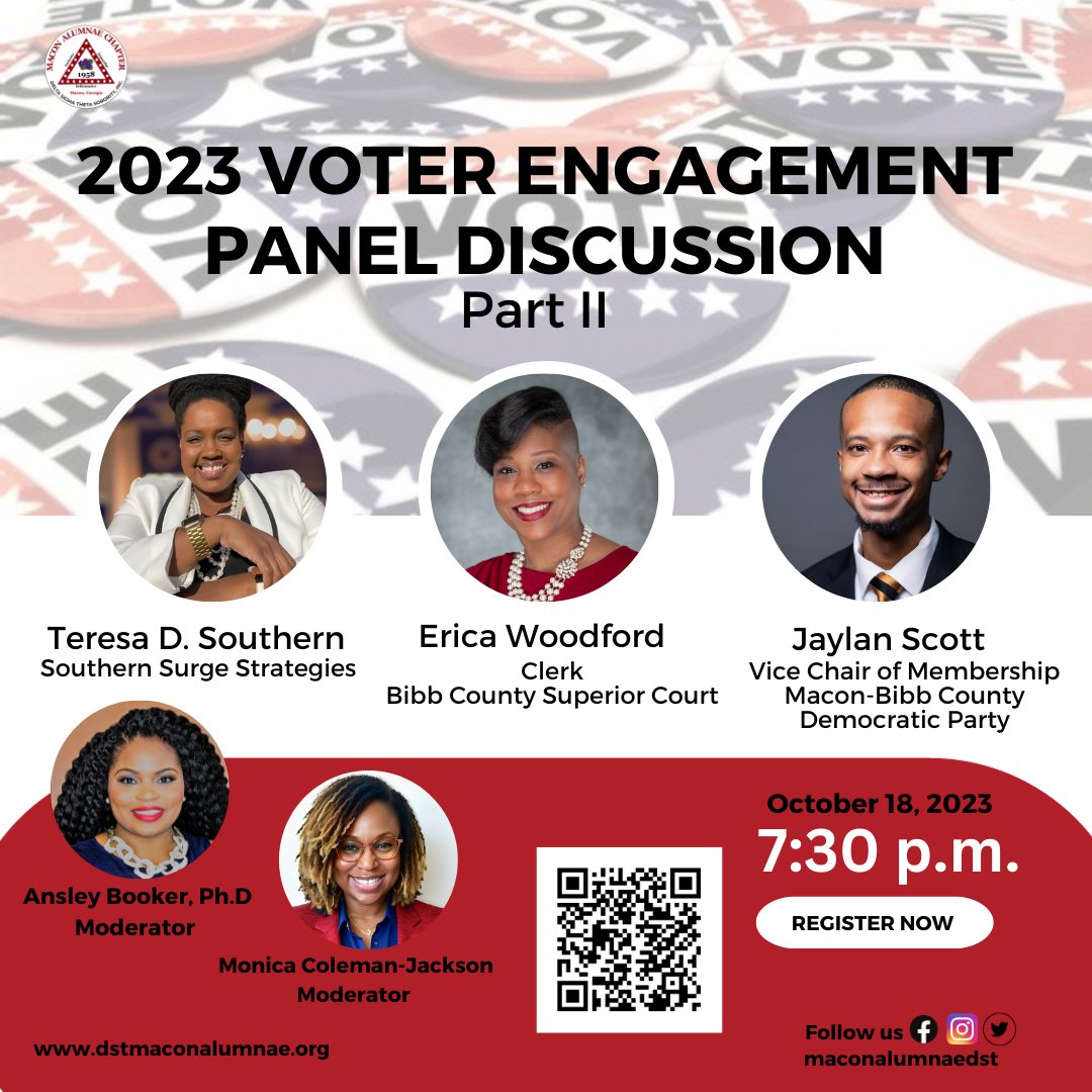 MaconAlumnaeDST's tweet photo. Let's talk about how we can engage and inspire citizens, regardless of party affiliation to run for elected offices.
#MACnificent #MACDST #WeAreSocialAction https://t.co/Wk4rz1RTgn