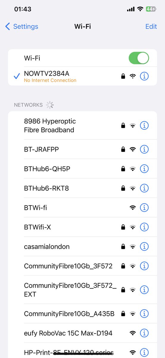 MaxSomerset's tweet photo. @NOWTV you charge me £38 a month just for internet. Every day its like this. I think I’m due compensation. Sort your company out https://t.co/XsN0bFaBFy