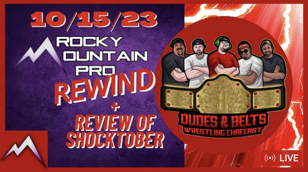 Join the Dudes & Belts for the Rocky Mountain Pro Rewind happening RIGHT NOW! youtube.com/live/hsYIW6cwR…