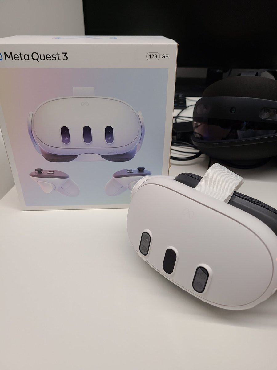 LaboWds's tweet photo. 届いたぞ～！
#MetaQuest3 https://t.co/5VsK7xw5vn