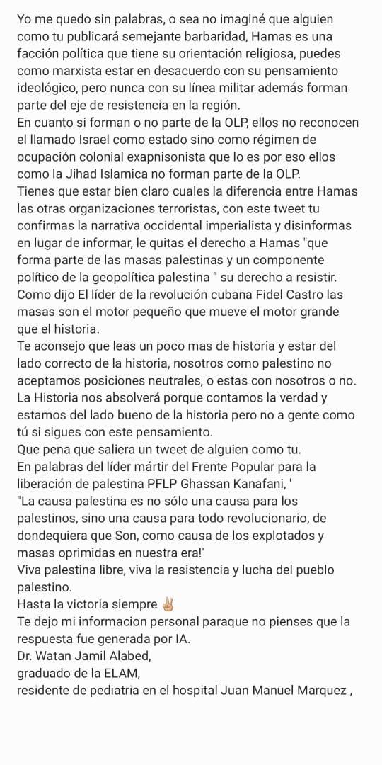 WatanJamil's tweet photo. @ElNecio_Cuba Espero que lo leas, viva palestina libre hasta el último grano de arena desde el río Jordán hasta el mar mediterráneo, viva la lucha del pueblo palestino https://t.co/JA3jb5F2RY