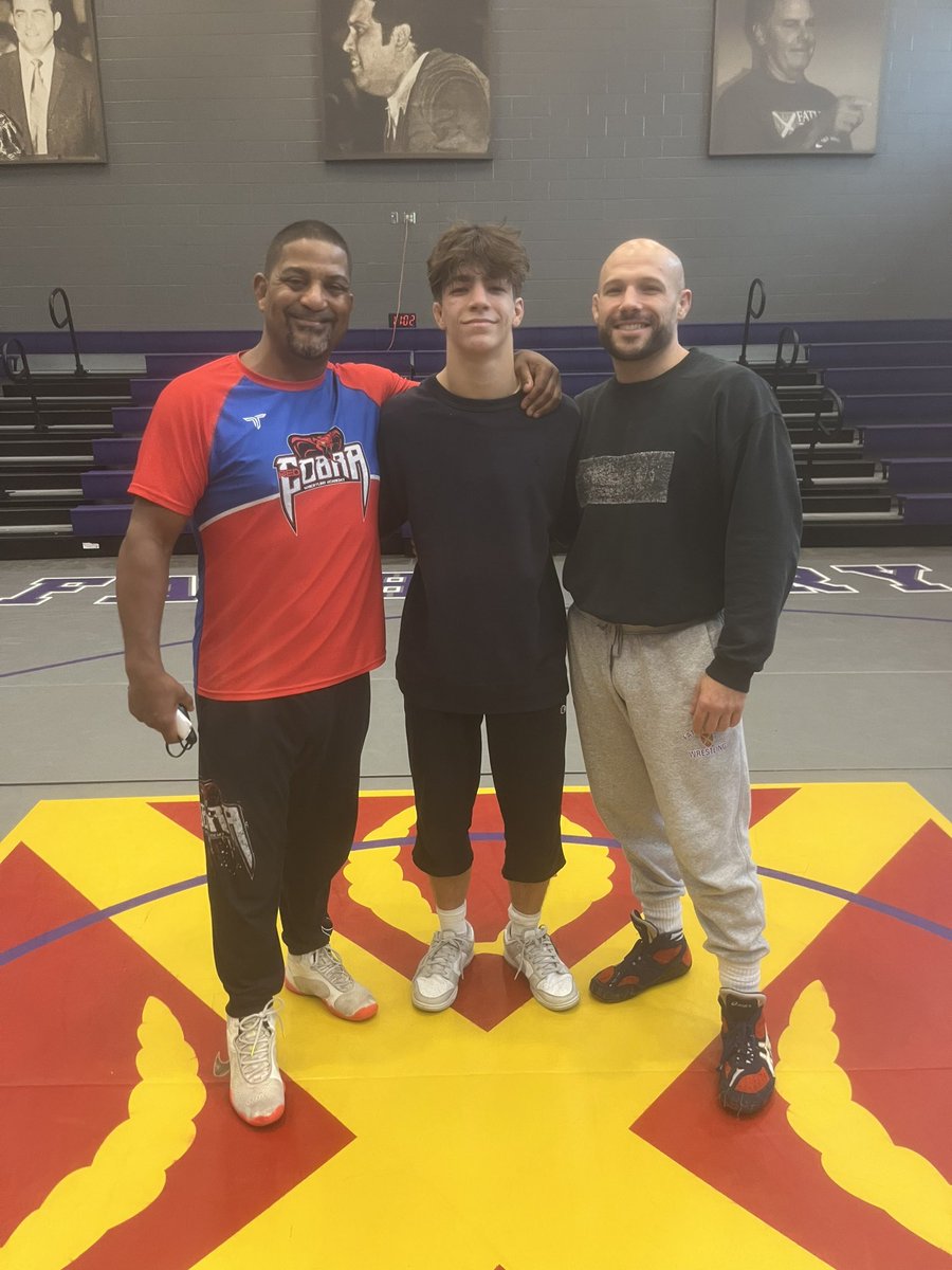 Big thanks to coach Red and Coach Vincent for hosting a great camp at Father Ryan High school <a href="/RedChad/">Chad Red</a> <a href="/WrestlingRyan/">Father Ryan Wrestling</a>