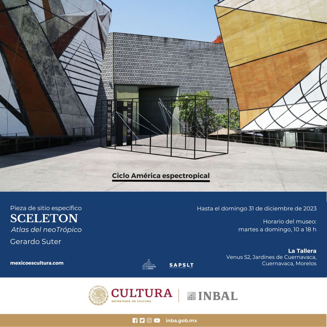 SAPSiqueiros's tweet photo. ¡Últimos lugares para ir a @LaTallera el sábado 21 de octubre! 🚨

Asistiremos a la inauguración de #DisrupciónEruptiva, de Cisco Jiménez, y veremos la pieza de sitio específico #Sceleton, de Gerardo Suter.

Los detalles en este hilo 👇 https://t.co/fbi5drepib