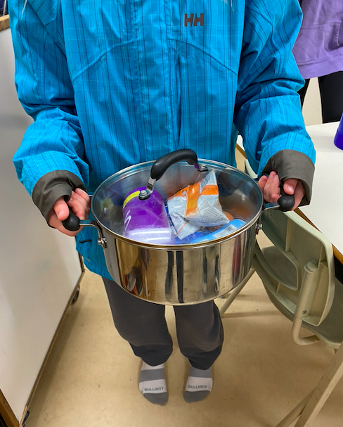 BPSHawks6's tweet photo. Students were very creative in celebrating our 'Anything But A Backpack' Day! #BPSHawks6 #BPSHawksRocks #WeAreCBE https://t.co/SF01noahjQ
