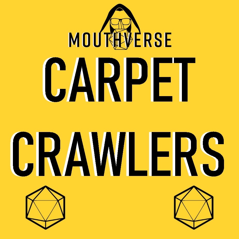 Highlights from Mouthverse: Carpet Crawlers - Episode 1 - Lin turning Eddie the Stuffed Giraffe so he can see his friends again. - Dienara getting a Nat 20 to poop herself. Tune in next week on Sunday at 6PM EST at twitch.tv/trulyrawesome for Episode 2!