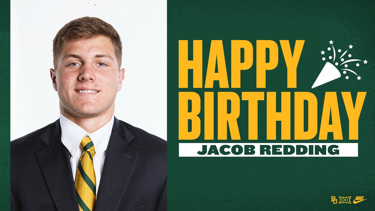 Happy Birthday, @JacobRedding11! #SicEm | #PersonOverPlayer