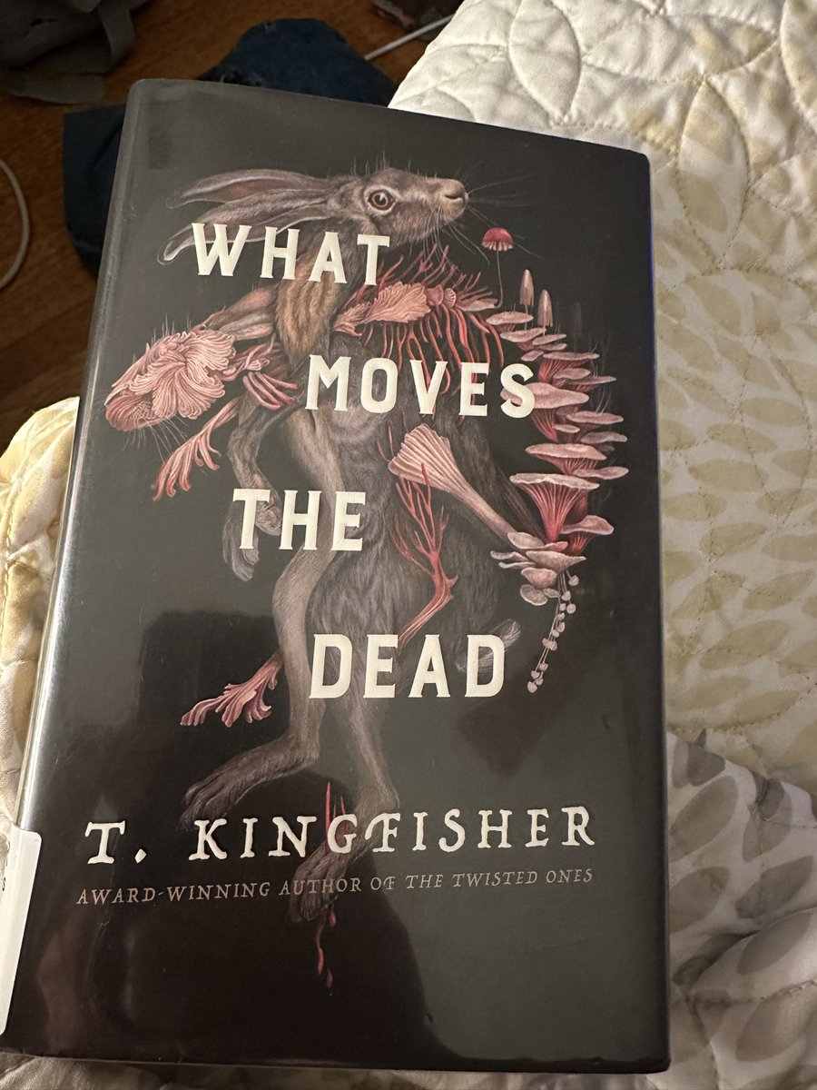 I really enjoyed #WhatMovesTheDead by T. Kingfisher. A perfect October read.