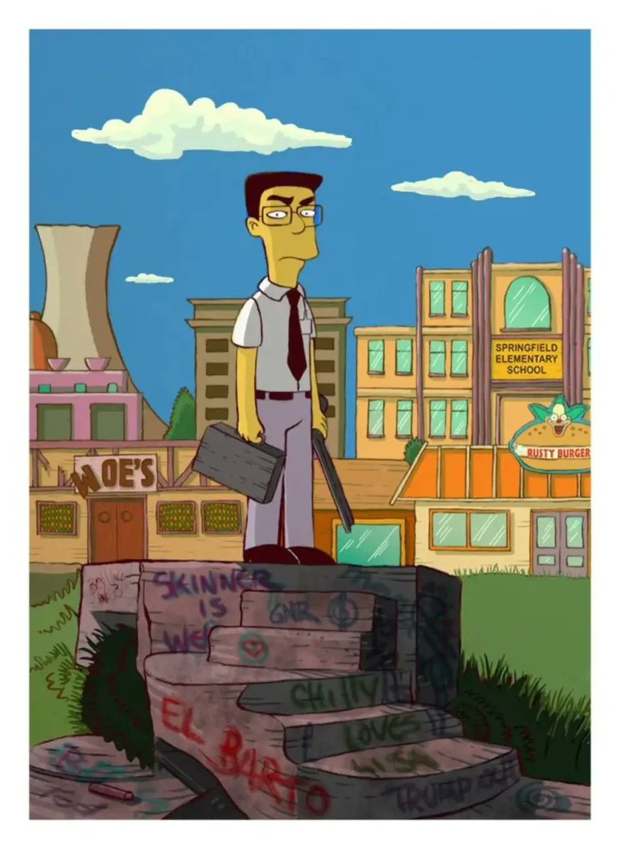 #frankgrimes in FALLING DOWN #TheSimpsons #SimpsonsForever #fallingdown #lol #Sunday