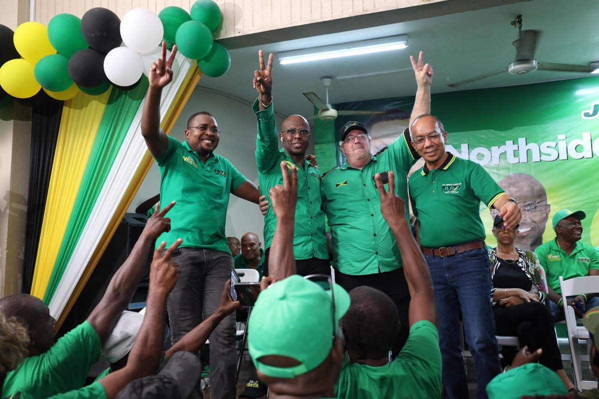 AndrewHolnessJM's tweet photo. The people of Clarendon continue to show tremendous support to the Jamaica Labour Party based on our record of delivering. There’s still much to do & the Party, through our candidates standby our commitments to the people. #BuildingJamaica #JLPForClarendon #StrongRepresentation https://t.co/vJKhEt8rC5
