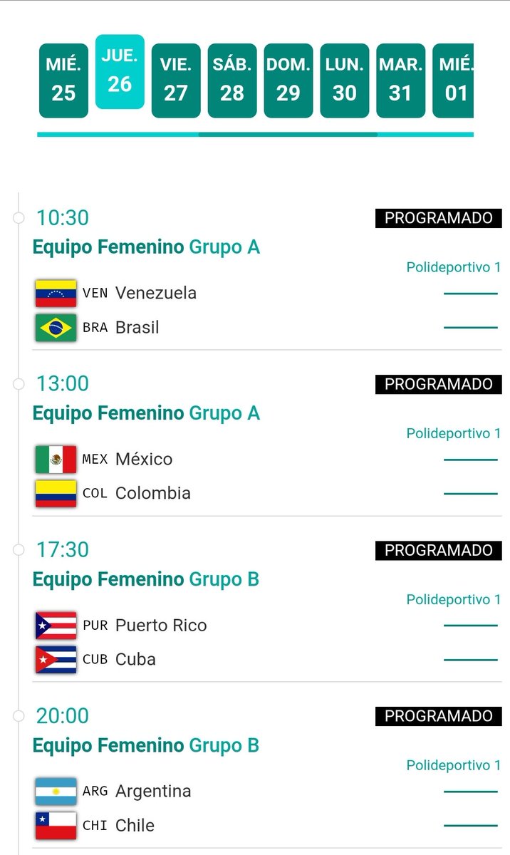 paulinolamenha's tweet photo. Saiu a tabela do basquete feminino em @santiago2023 ! O @basquetebrasil jogará a fase inicial sempre as 10.30h da manhã. A transmissão do pan será pelo Canal Olimpico do @timebrasil e do @CazeTVOficial .
@pbf @otd_oficial @SurtoOlimpico @mondobasquete @LagunaOlimpico @NBAdasMina https://t.co/SFkxZhHyAu