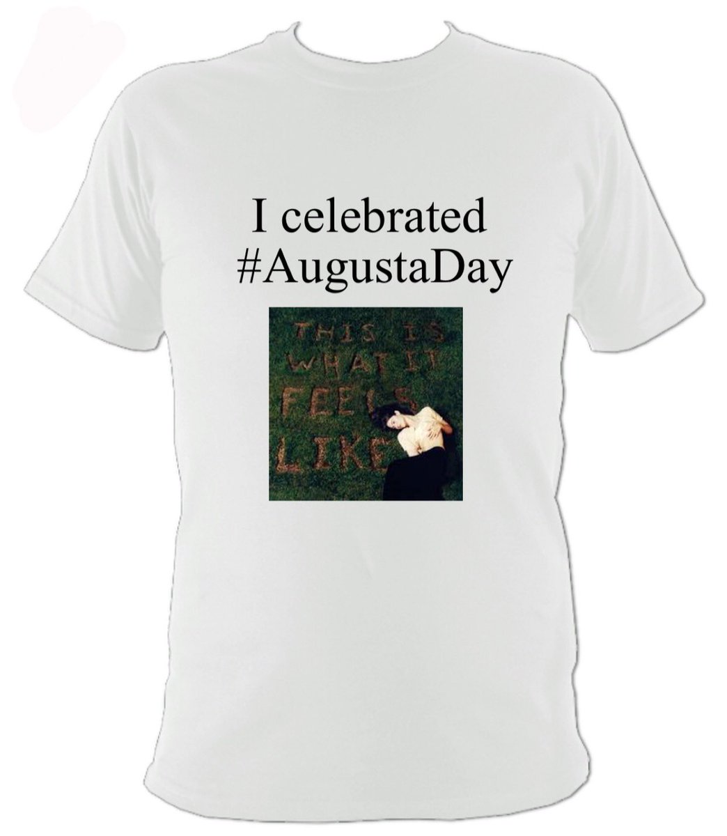 twoaugusts's tweet photo. claim your t-shirt โญ๏ธ๐ซถ๐ป #AugustaDay https://t.co/fUVfES1ur6