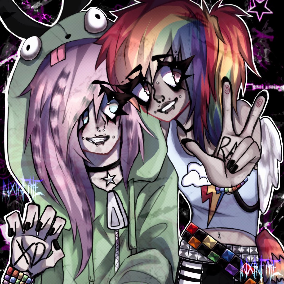 yuno gaskai (@inxinfate) on Twitter photo The lesbians ❤️❤️ scene fluttershy and rainbow dash
Fluttershy’s design inspired a ton by <a href="/VyletPony/">xXx_†-gwenyth-†_xXx</a>’s Antonymph!
#mlp #MLP #mlpfanart #mlpfim #brony #rainbowdash #fluttershy #scene #emo The lesbians ❤️❤️ scene fluttershy and rainbow dash
Fluttershy’s design inspired a ton by <a href="/VyletPony/">xXx_†-gwenyth-†_xXx</a>’s Antonymph!
#mlp #MLP #mlpfanart #mlpfim #brony #rainbowdash #fluttershy #scene #emo
