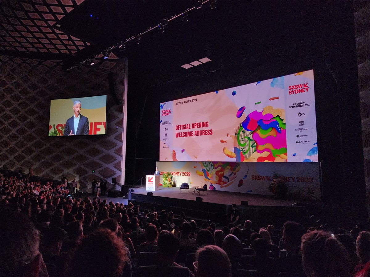 Our collaboration with @sxswsydney delivered up to 500 free Industry badges to people working in the #socialenterprise sector. Very excited to connect and learn with everyone who received a pass - starting with the opening address delivered by @JohnGrahamALP #socialenterprise