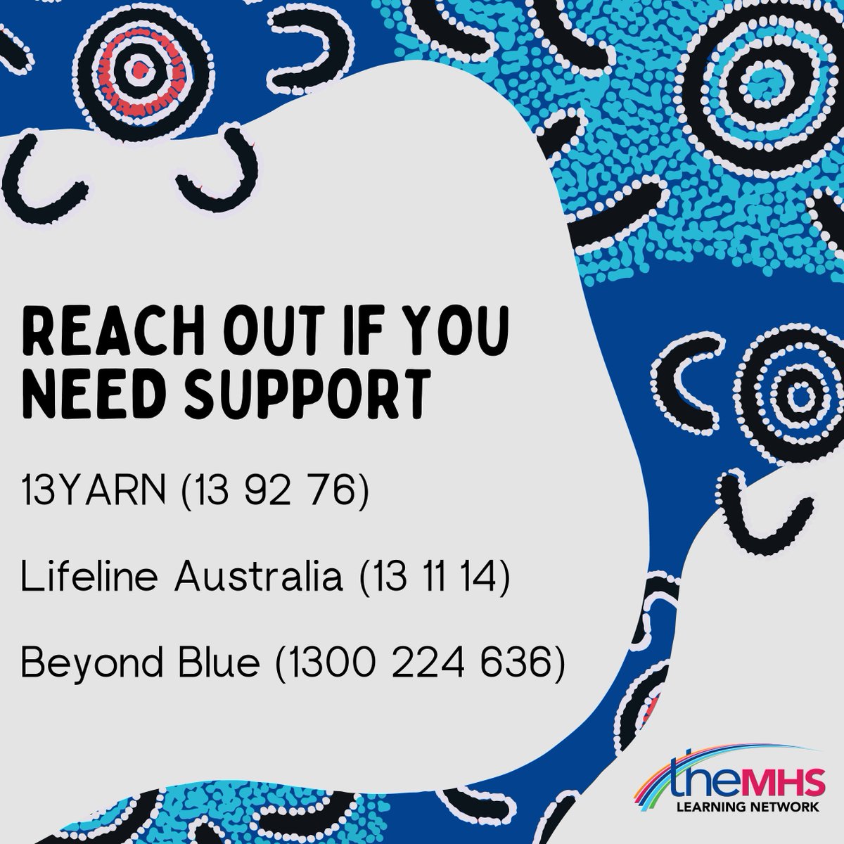 We are committed to the mental wellbeing of all Australians. We will continue to walk in the movement of Australian people for a better future as an ally of all First Nations communities. Now is a time of reflection, and we encourage everyone to exercise kindness and compassion.