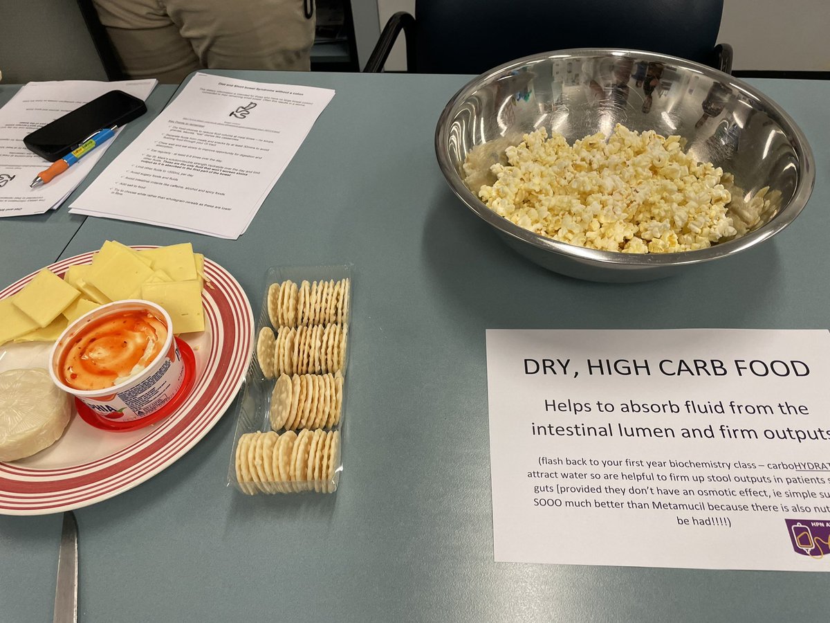 EmOsland's tweet photo. Happy #HPN awareness week everyone!
Our team have started our celebrations with a ‘snack and learn’ morning tea for our colleagues of what it is the be on a dry diet for short gut syndrome
@MetroNorthHHS @AuSPENfeed @OleyFoundation @PINNTCharity 
#HPNlife https://t.co/KDaNSJe74g