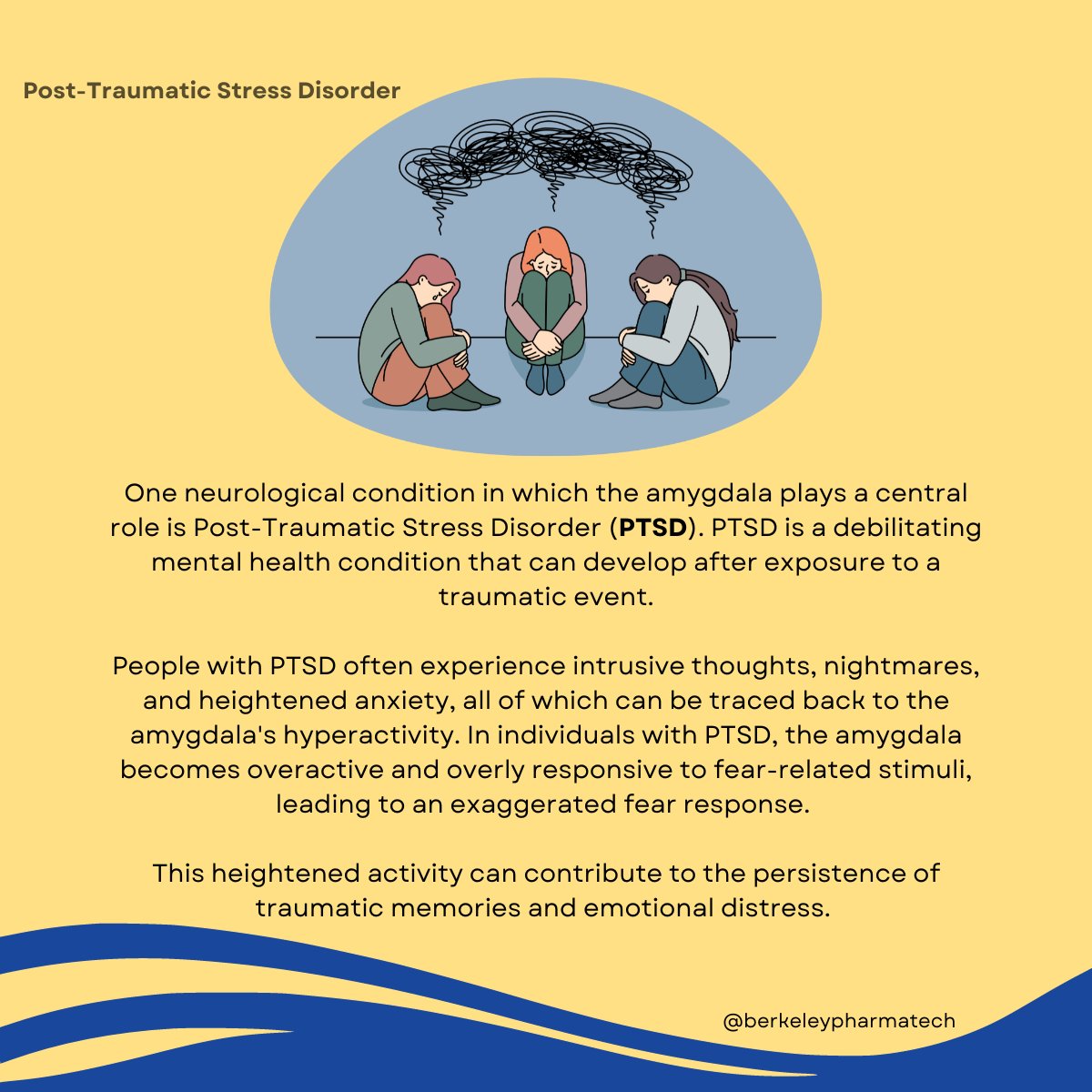 TechBerkeley's tweet image. Learn about the amygdala and how it is connected to PTSD, ASD and epilepsy. 
Follow @TechBerkeley to learn more!

#Neurology #BrainHealth #Amygdala #NeurologicalConditions #MentalHealthAwareness #PTSD #Autism #Epilepsy