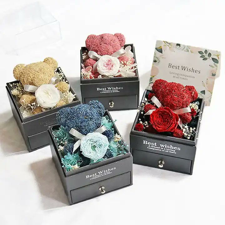 YuQigift's tweet photo. New product ideas 2024 wholesale valentines day gift artificial flower rose bear in jewelry box for girlfriend

https://t.co/3ebE35pRe7

#ValentinesDay #ValentinesDayGifts #RoseBear #RoseBearJewelryBox https://t.co/lLhd0ydQiA