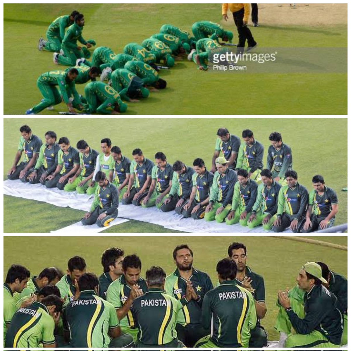 TRAJA1976's tweet photo. @itisprashanth @TheRealPCB Hey MF"r, what's this??? 
They started it purposely which Muslim player from other countries do these on fields? https://t.co/QSdw1gFvMF