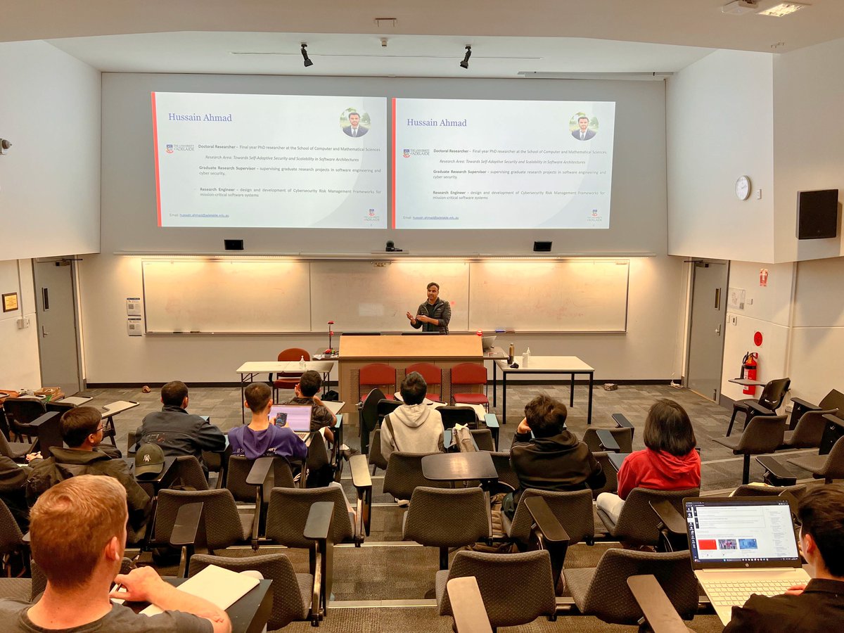 Celebrating #CyberSecurityAwarenessMonth, I had the privilege of discussing secure coding principles with graduate research students @UniofAdelaide. Our code shapes the digital world we live in, and ensuring its integrity is our collective responsibility. #CyberSecurity #InfoSec