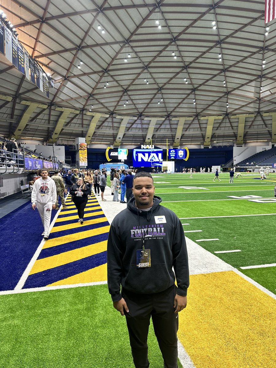 Titus Johnson (@titusjohnson_) on Twitter photo Want to thank @Coach_Hoff_NAU for having me at the NAU football game this weekend. <a href="/MillenniumFB/">Millennium Football</a> <a href="/CoachPerrone/">Coach Perrone (My Recruits)</a> <a href="/CoachEarly_MHS/">Lamar Early</a> @QBManuch Want to thank @Coach_Hoff_NAU for having me at the NAU football game this weekend. <a href="/MillenniumFB/">Millennium Football</a> <a href="/CoachPerrone/">Coach Perrone (My Recruits)</a> <a href="/CoachEarly_MHS/">Lamar Early</a> @QBManuch