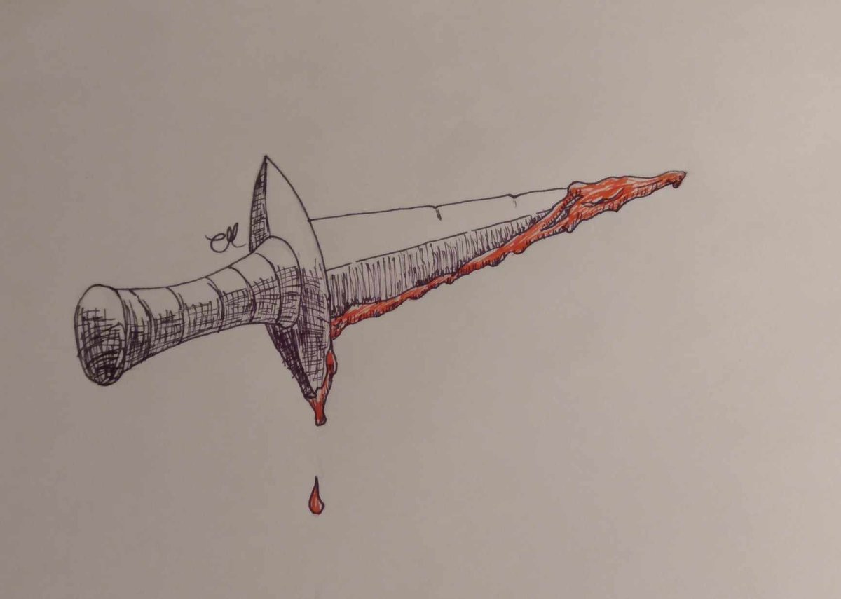 Inktober2023 day 15: Dagger
-oops
#ink #inktober #inktober2023 #inktoberchallenge #inktoberchallenge2023 #dagger