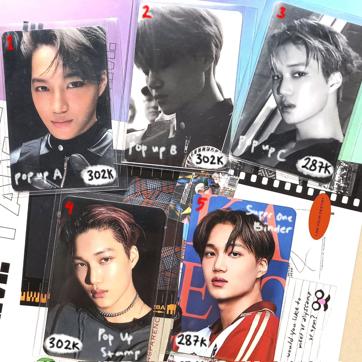 notsointo_u's tweet photo. [help rt | want to sell]
 
🤍 Kai SuperM Photocard 🤍
      • Pop Up A, B, C, Stamp
      • Super One Binder

💲 On pic (exc. adm 3.2%)
       — do split payment &amp; can buy each

🕹 Bandung, INA🇲🇨
🛒 Ship to ina address only

🎥 Details: https://t.co/ZtkPK6GQBH https://t.co/86zE8mz9Iu
