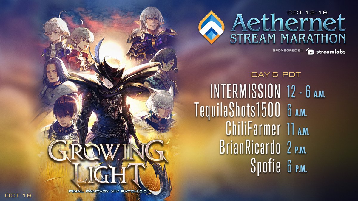 TheAethernet's tweet image. Hey everyone! We will be taking a brief intermission until @TequilaShots150&apos;s stream at 6 AM PDT! We hope to see everyone there!