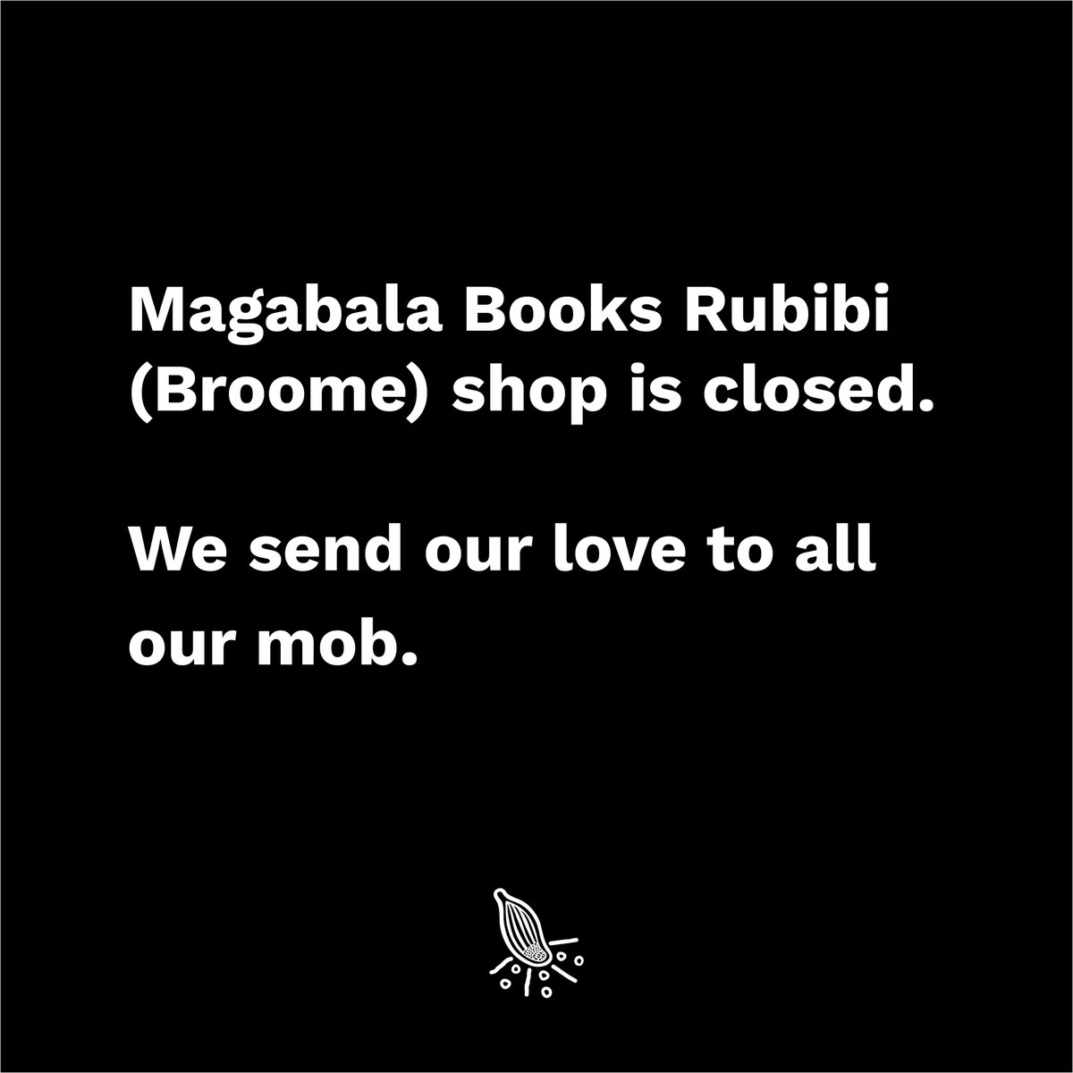 🖤 our Rubibi shop is closed. Love to all our mob 🖤