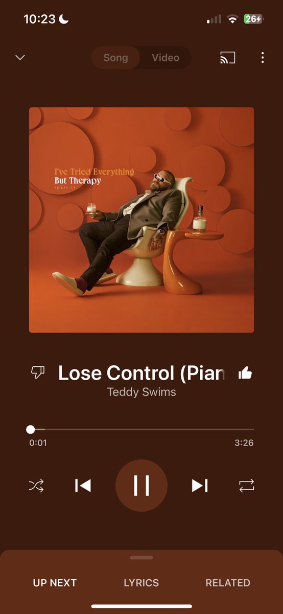 Ella in the car: “wow this is like a great song to cry to”