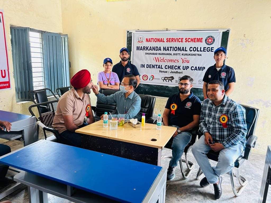 HaryanaNss's tweet photo. NSS unit of Markanda National College, Shahabad Markanda organised a Free Dental check up camp in the adopted village Jandheri. To save environment a tree was also planted. @cmohry @moolchandbjphry @chkanwarpal @anilvijminister @ianuragthakur @highereduhry @nssrd https://t.co/jvAS9O9gHW
