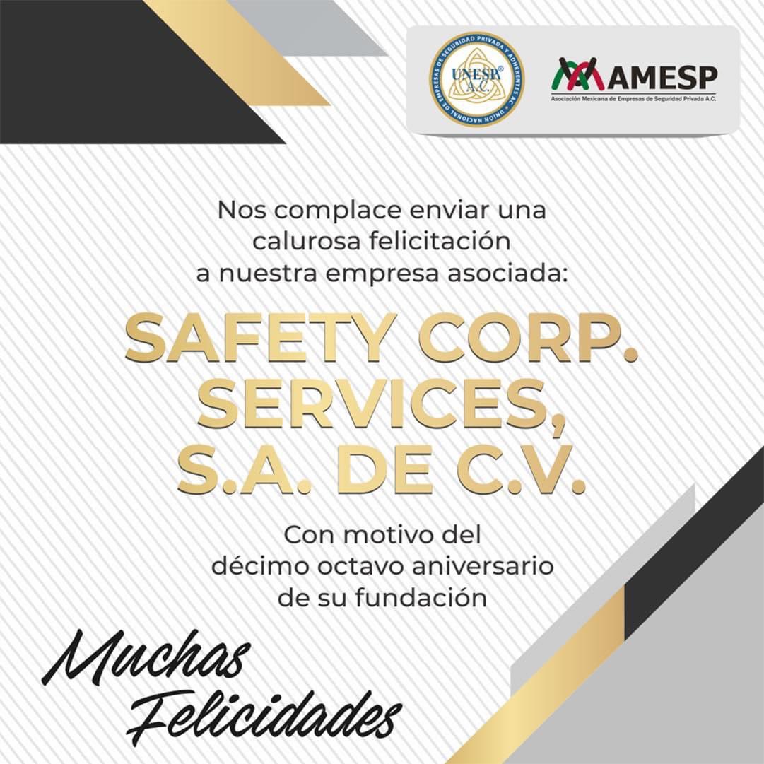 Muchas felicidades a todo el equipo y más hoy en su renacimiento y reestructuración de una empresa líder en ofrecer servicios de calidad <a href="/SafetyCorp/">SafetyCorp</a> !!!