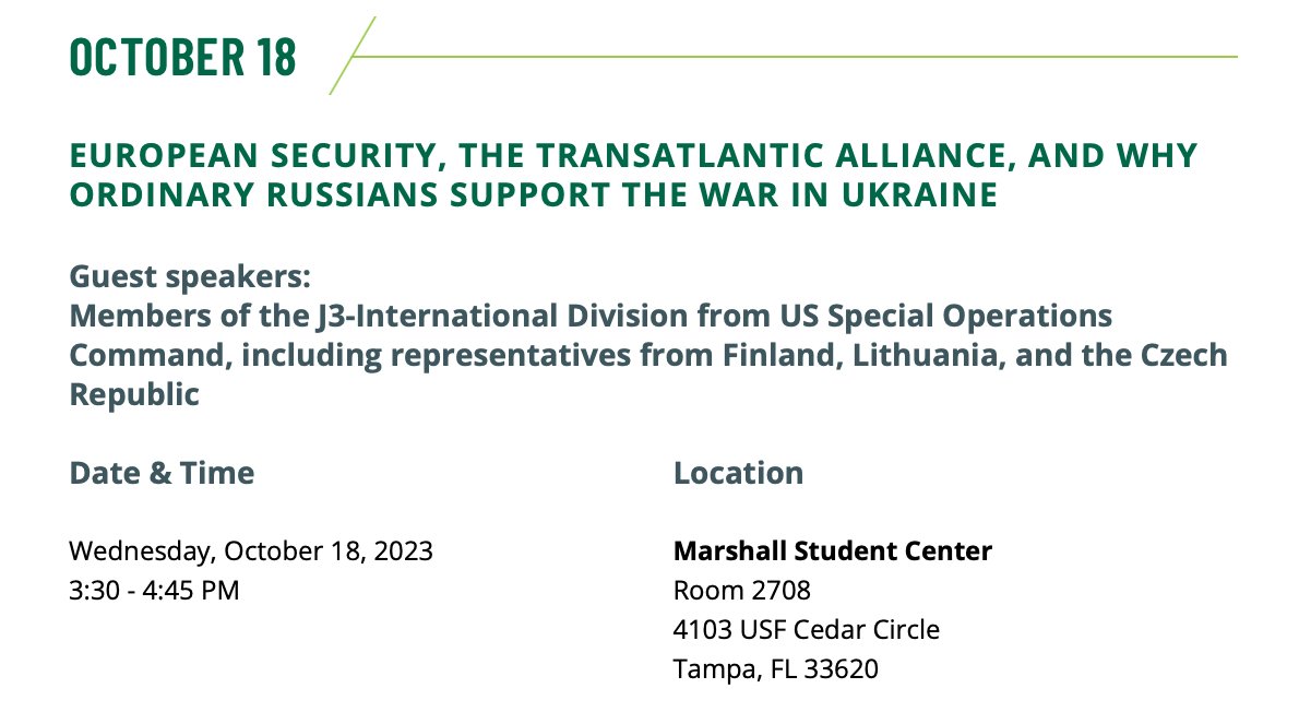 USF Institute for Russia/Europe/Eurasia Studies tweet media