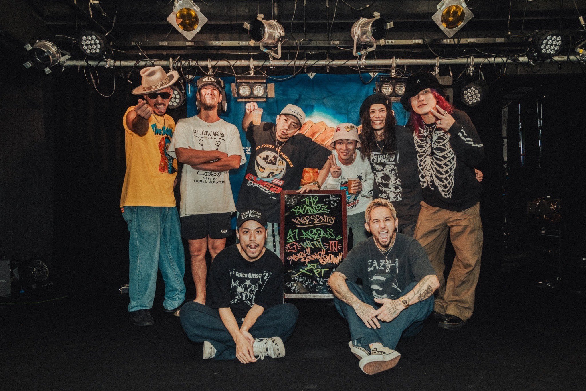 THE BONEZ/10th　Anniversary　Tour　47　AREAS The BONEZ on X: 
