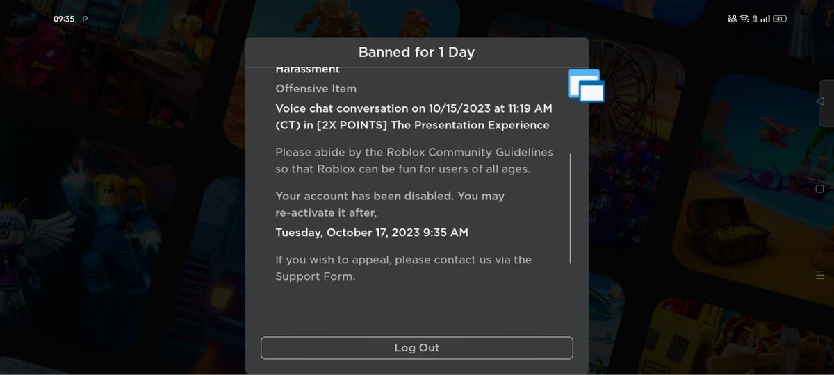 Alex Op on X: View the profile of a banned user on Roblox #Roblox  #RobloxDev  / X