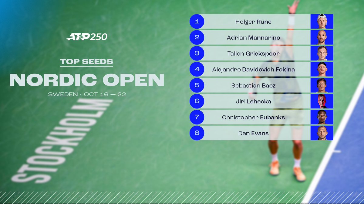 Another week, another shot at title glory 🏆

<a href="/japanopentennis/">木下グループジャパンオープンテニス</a> | #kinoshitajotennis | @EuroTennisOpen | #EuropeanOpen | <a href="/sthlmopen/">Stockholm Open</a> | #StockholmOpen