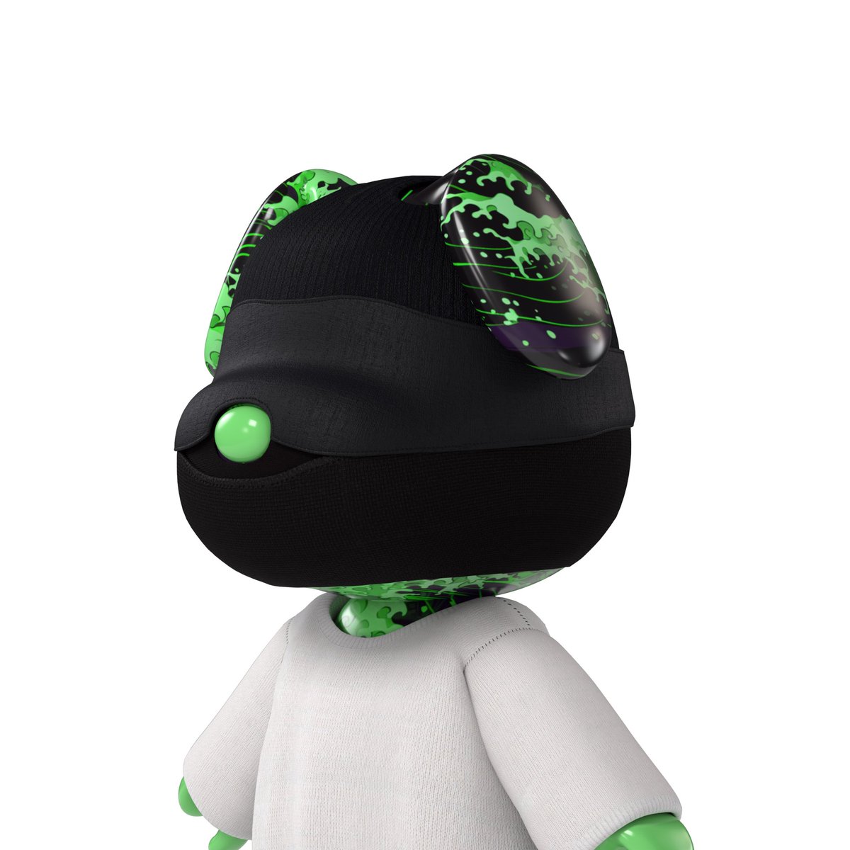 cryptoazarashi's tweet image. よく見たら白Tじゃなくてニットっぽい質感だったので、NewWaveスキンの🟢に、モノトーンコーデのこの子お迎えした 🦭やっぱシンプルなのが好き✨

🐶Skin / NewWave 🟢
🧢Gear / Balaclava ⚫️
👕Clothing / Plain Sweater ⚪️

#metasamurai2 #fusion