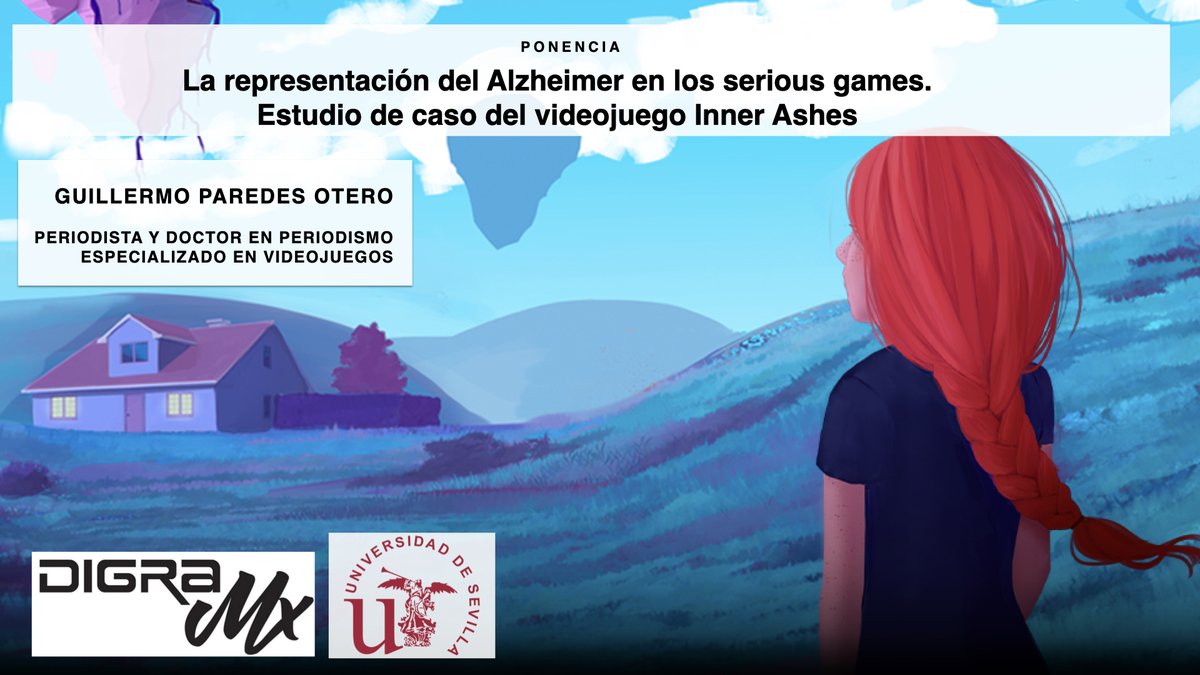 williamcadiz's tweet image. Por fin llegó el día y en un rato estaré en el Congreso DiGRA de videojuegos en México.

Llevo la ponencia 'La representación del #Alzheimer en los serious games. Estudio de caso del videojuego #InnerAshes'.

🔗digramx.org

@DIGRA_org @innerashesgame #SeriousGames