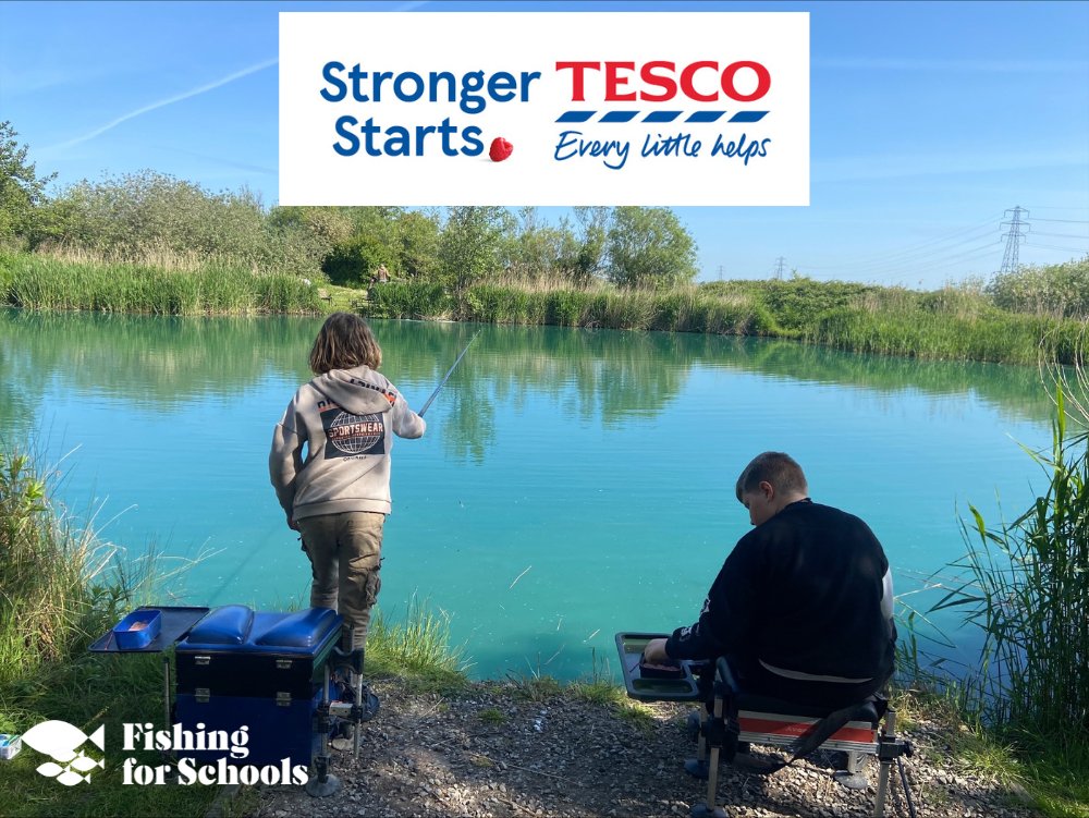 Fishing for Schools has been selected for #TescoStrongerStarts customer votes! Vote for us using your blue token in Pontypool, Portsmouth & Shepton Mallet @tesco stores. Help us introduce more young people to the joys of fishing and the great outdoors.